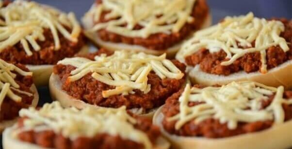 One Bite Vegan Pizzas