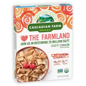 Cascadian Farm Organic Cinnamon Crunch cereal