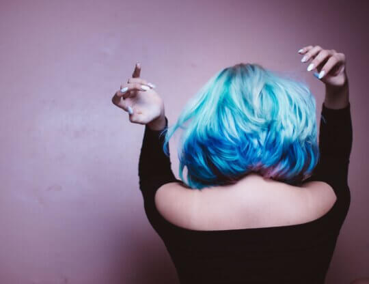 colored hair