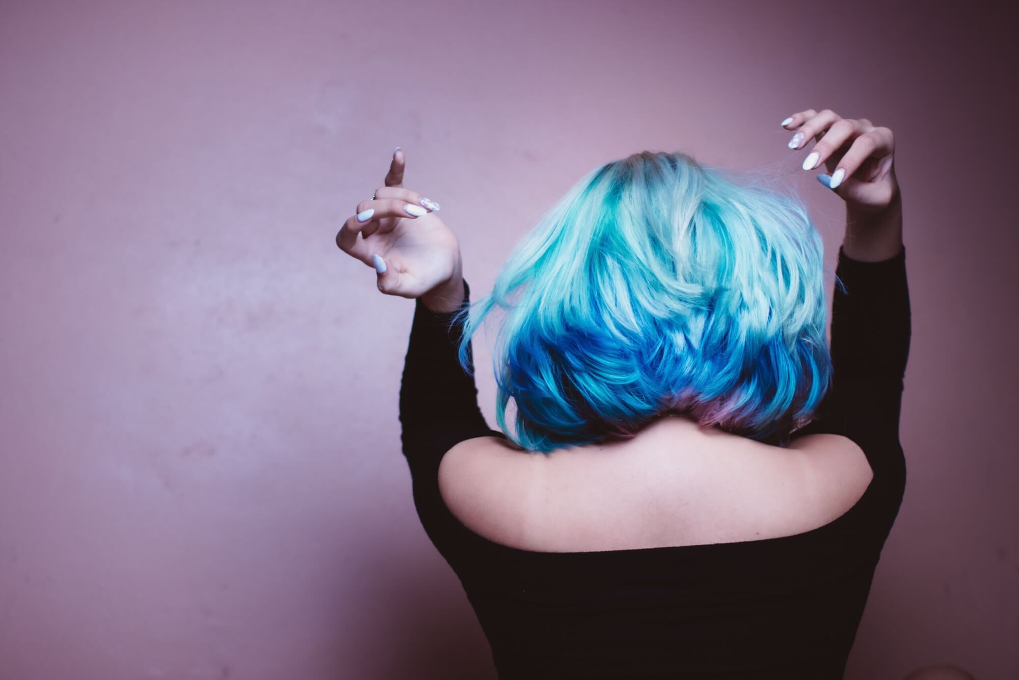 colored hair