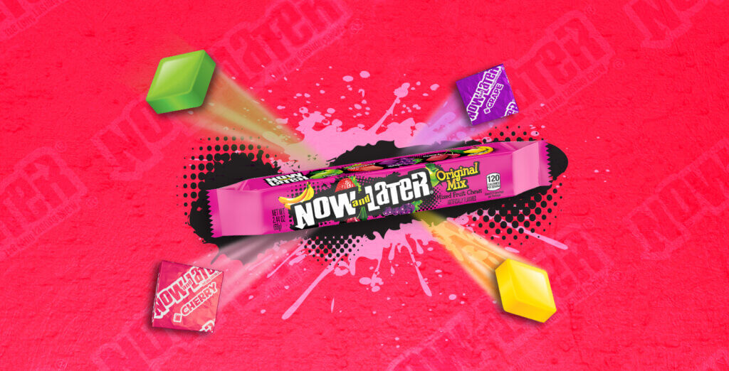 Now and Later candy