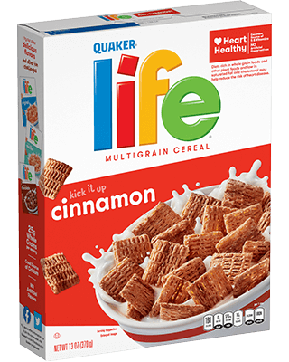 Quaker Life cinnamon cereal