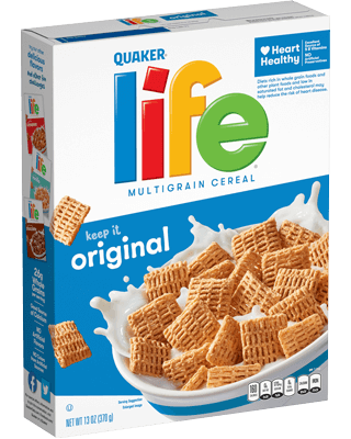 Quaker Life cereal for the vegan cereals article
