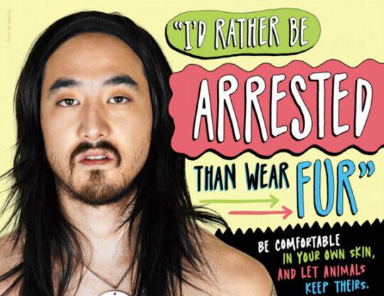 Steve Aoki for peta2