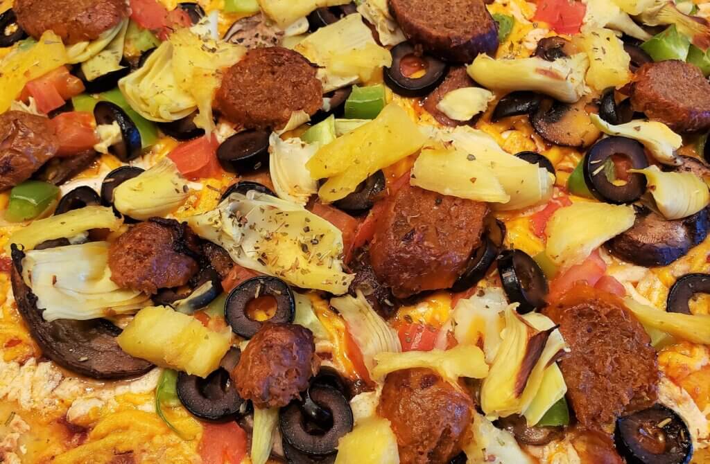 Vegan pizza