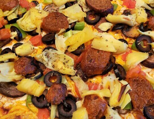Vegan pizza
