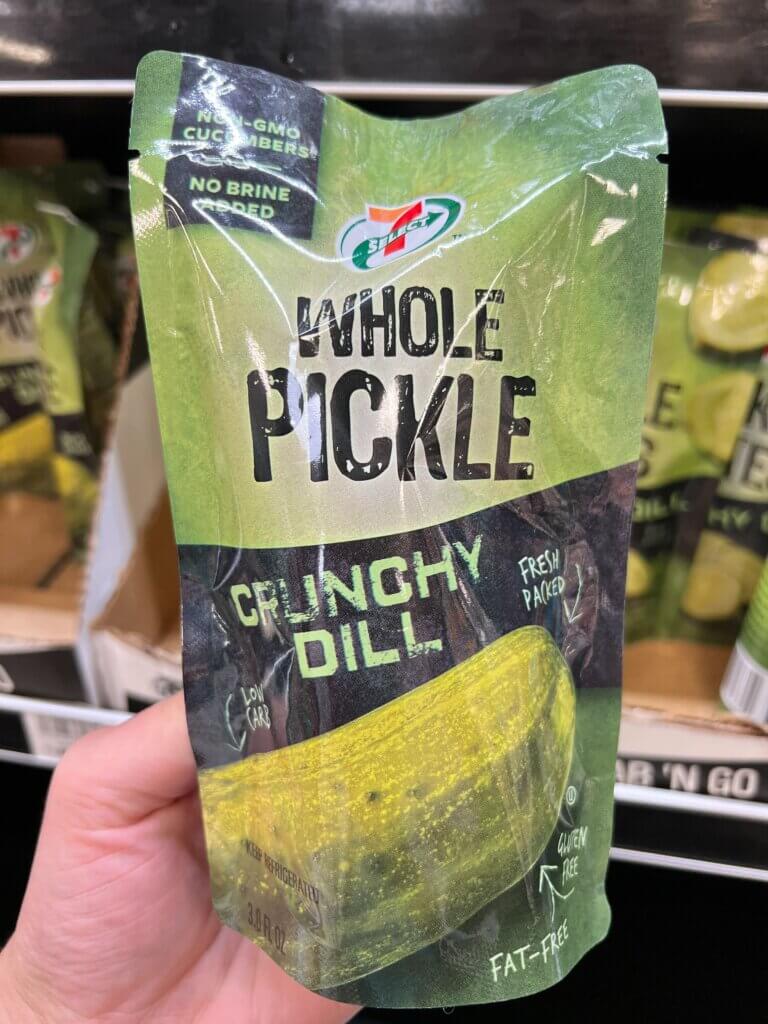 Whole pickle from 7-Eleven
