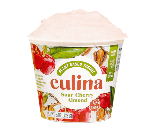 Image from Culina website of Culina sour cherry almond yogurt