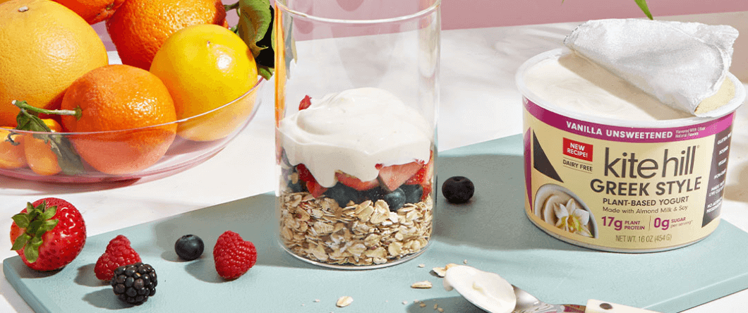 Image from Kite Hill website of a Kite Hill yogurt-based meal