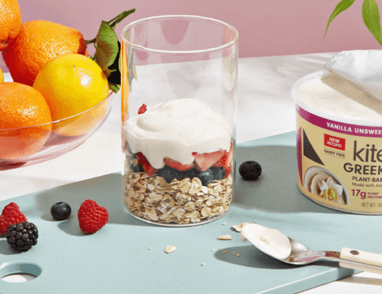 Image from Kite Hill website of a Kite Hill yogurt-based meal