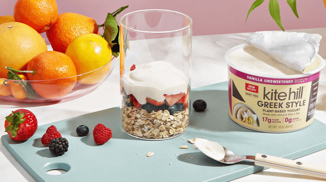 Image from Kite Hill website of a Kite Hill yogurt-based meal