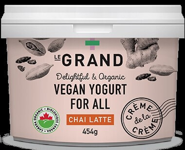 Image from LeGrand website of Le grand chai latte yogurt