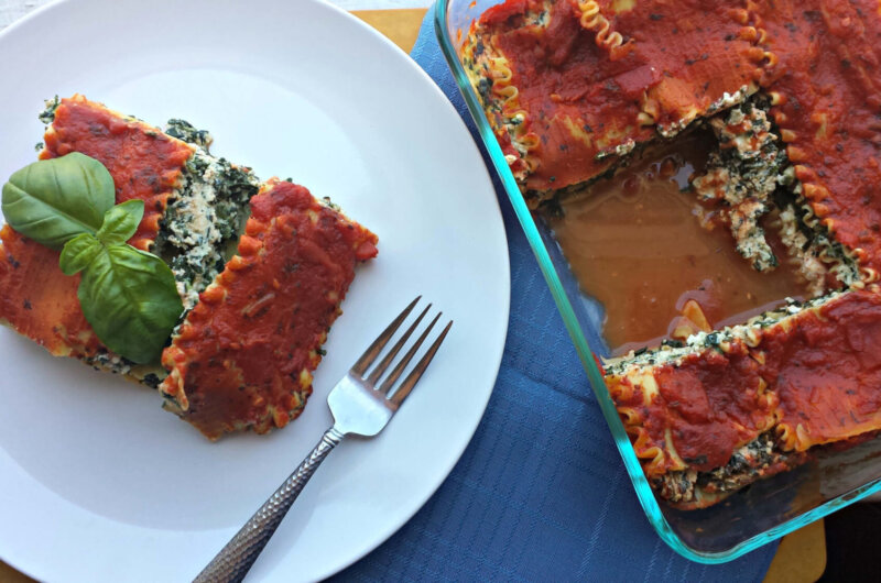 Tofu-Spinach Lasagne