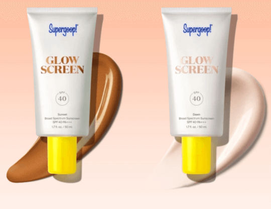Image from Supergoop! website of Supergoop! sunscreens