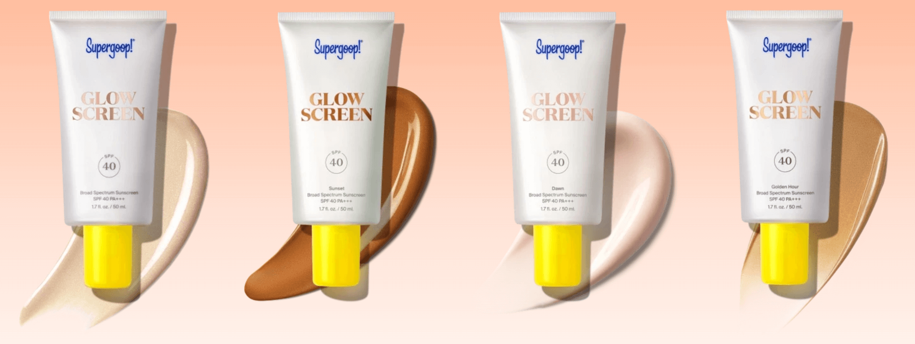 Image from Supergoop! website of Supergoop! sunscreens