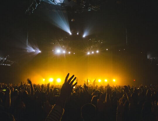 Image from Unsplash of a concert