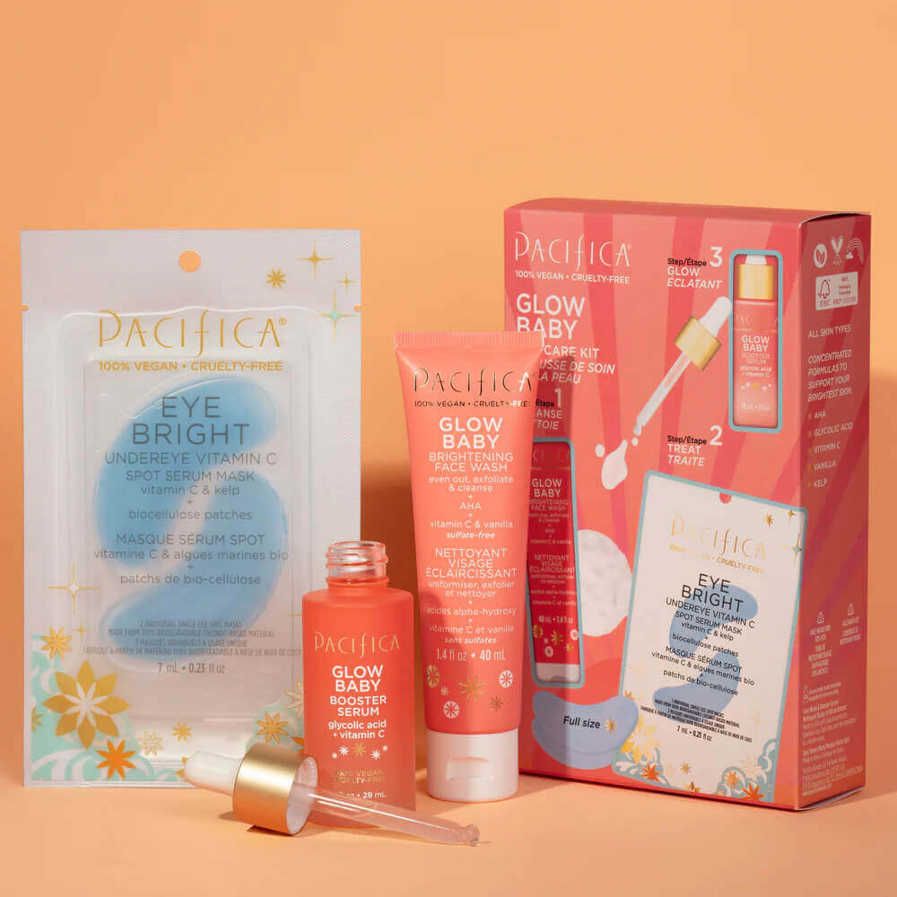 Image from Pacifica Beauty website of a skincare set