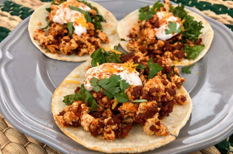 Breakfast Scramble Tacos