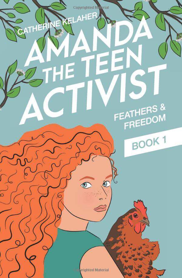 Image from Amazon of "Amanda the Teen Activist" book