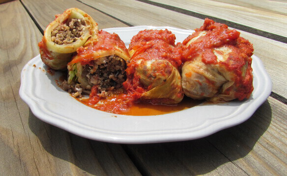 Easy Lentil Stuffed Cabbage