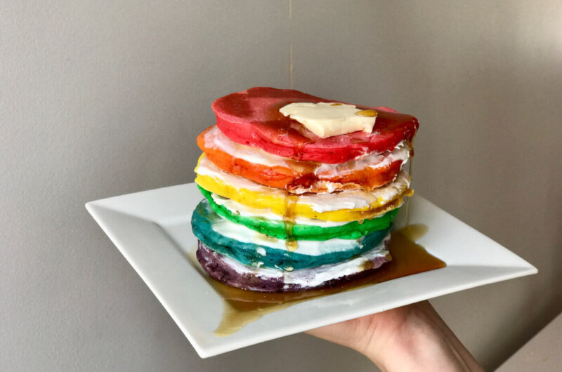 Rainbow Pancakes