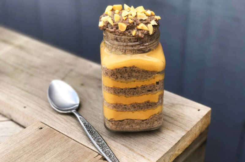 Peanut Butter and Chocolate Chia Pudding