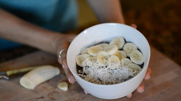 Banana-Chia Seed Pudding