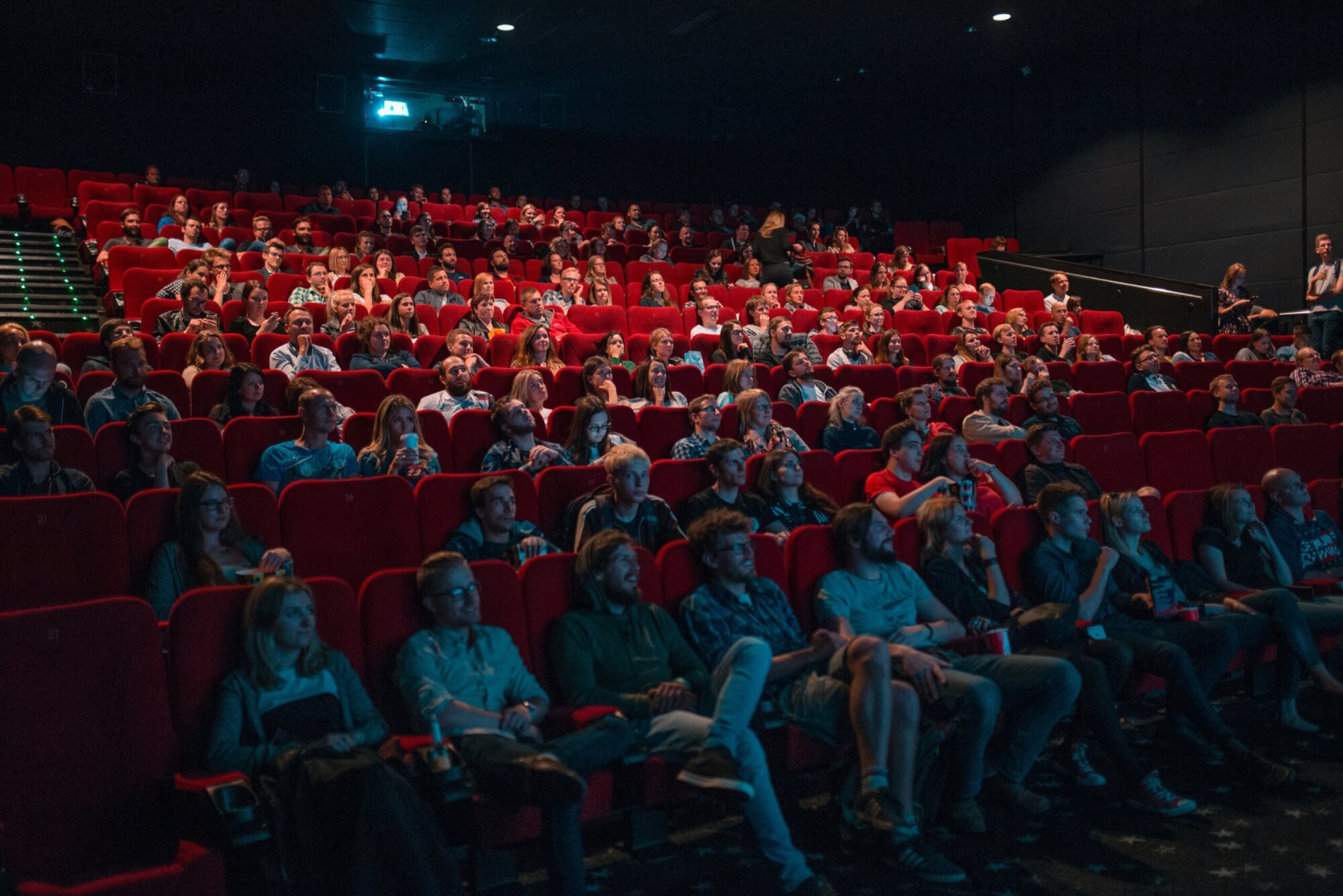Image from Unsplash of a movie theater
