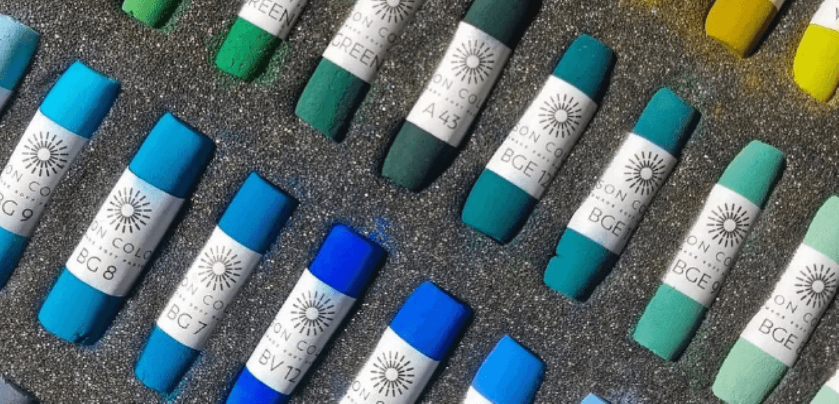Image from Unison Colour Instagram of soft pastels