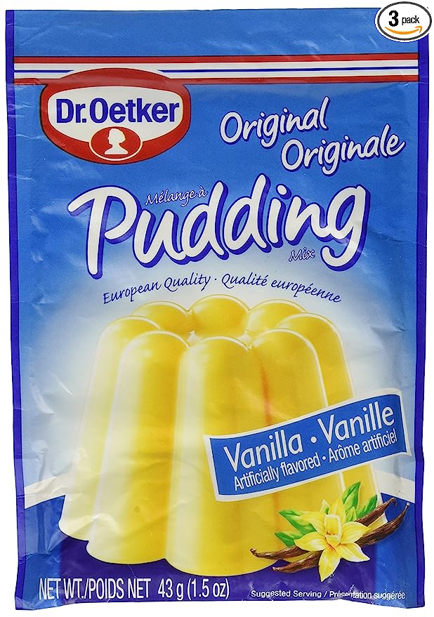 Image from Amazon of Dr. Oetker pudding