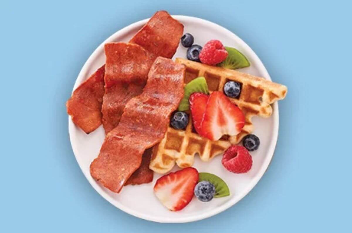 Image of Lightlife vegan bacon for vegan bacon review feature from Lightlife website