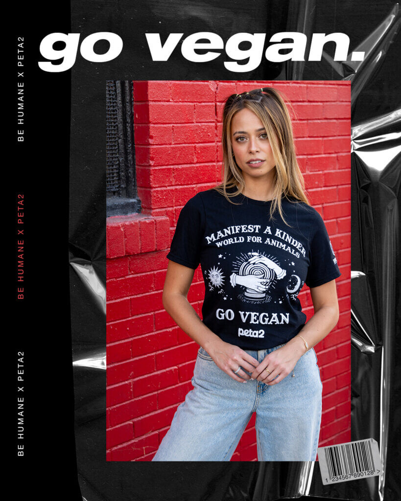 PETA-owned image of be humane shirt #5