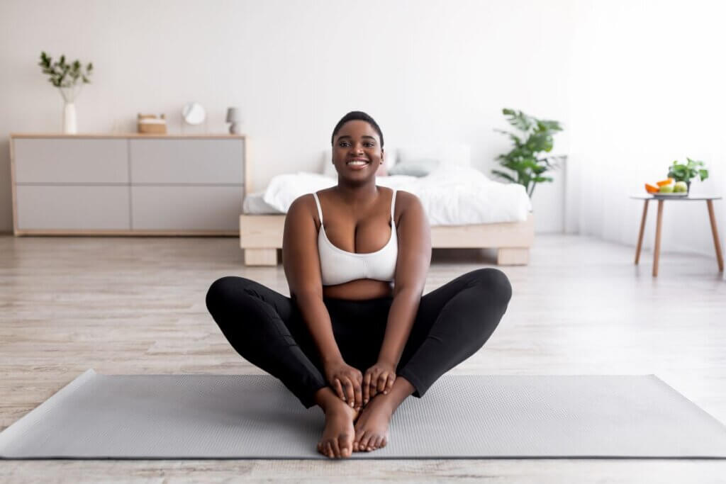 Image of butterfly pose from iStock