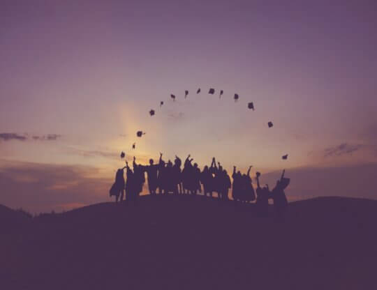 Image of seniors for senior traditions from Unsplash