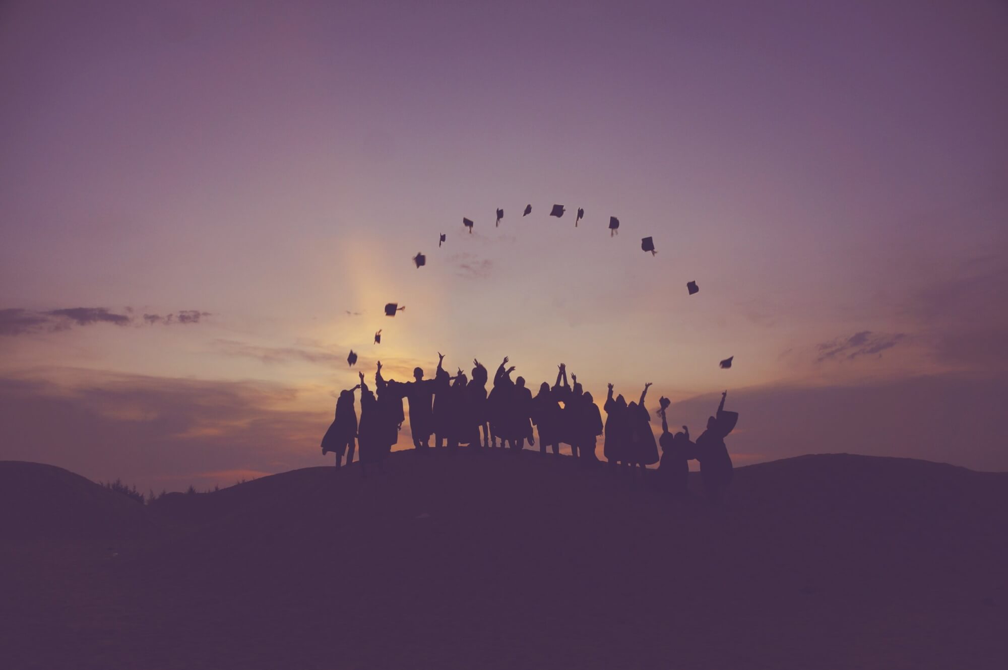 Image of seniors for senior traditions from Unsplash