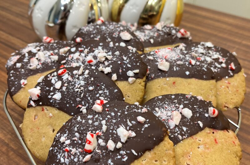 Chocolate-Dipped Holiday Cookies   