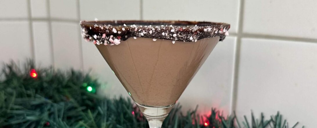 recipe, Peppermint chocolate mocktail