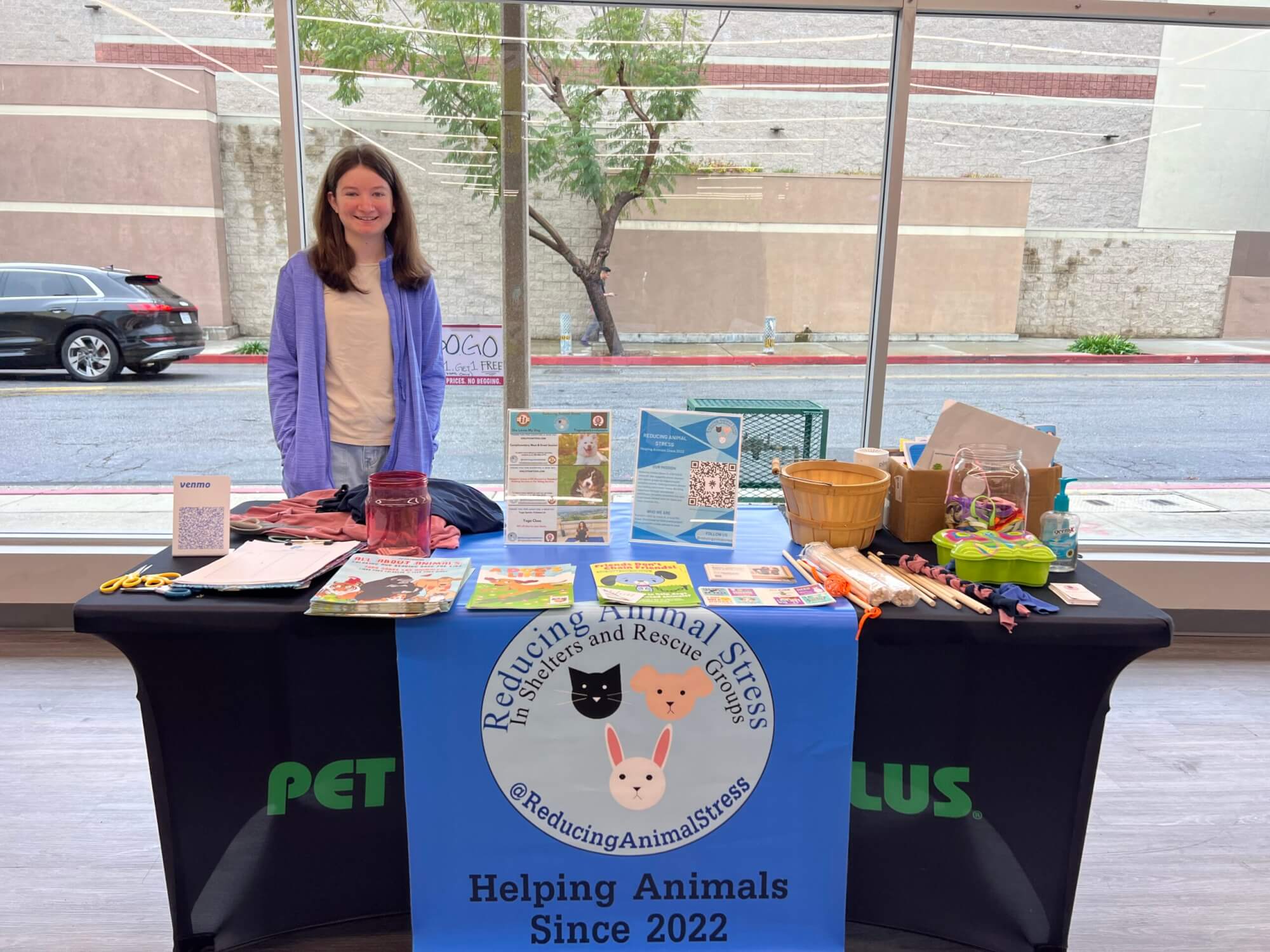 Ariela Robinson Adoption Event Tabling