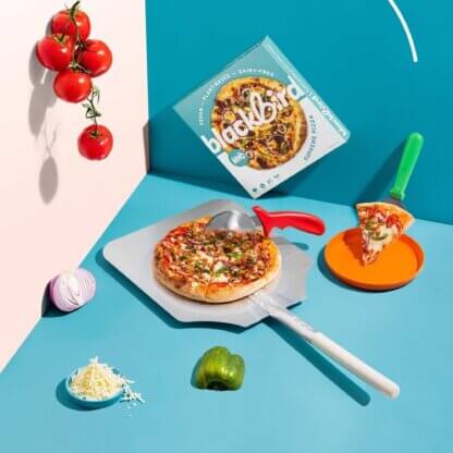 Image from Blackbird website for the frozen vegan pizza featured image