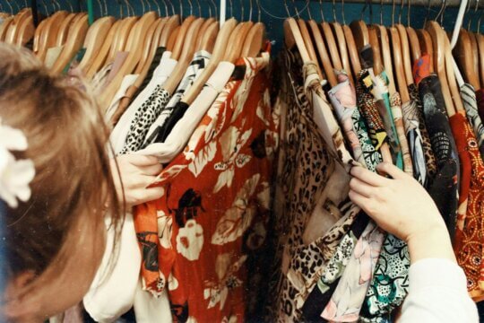 Image from Unsplash for the secondhand vegan fashion featured image