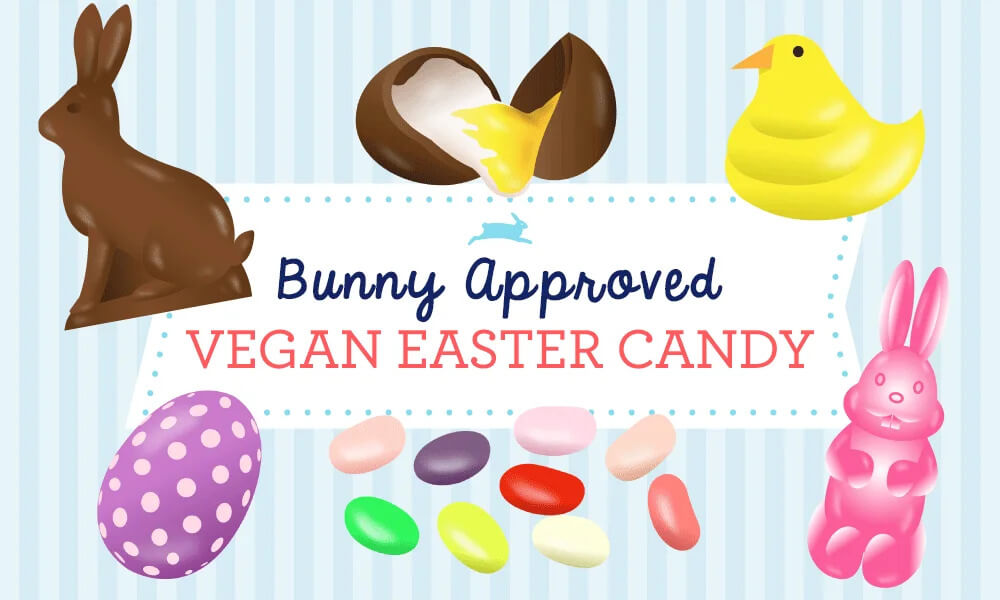PETA-owned image for the vegan-friendly Easter article from https://www.peta.org/living/food/bunny-approved-vegan-easter-candy/