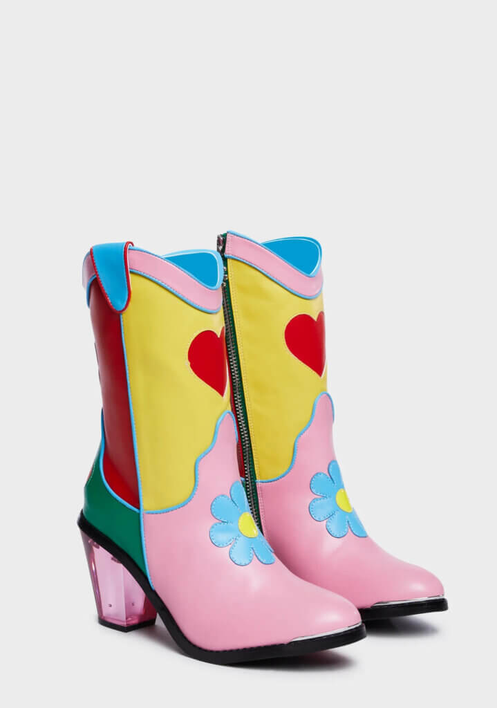 Image from Doll's Kill website for the vegan cowboy boots article