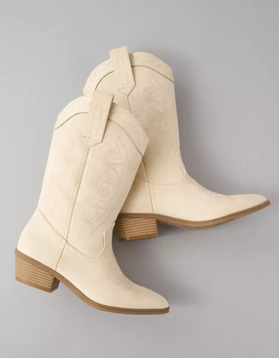 Image from American Eagle website for the vegan cowboy boots article