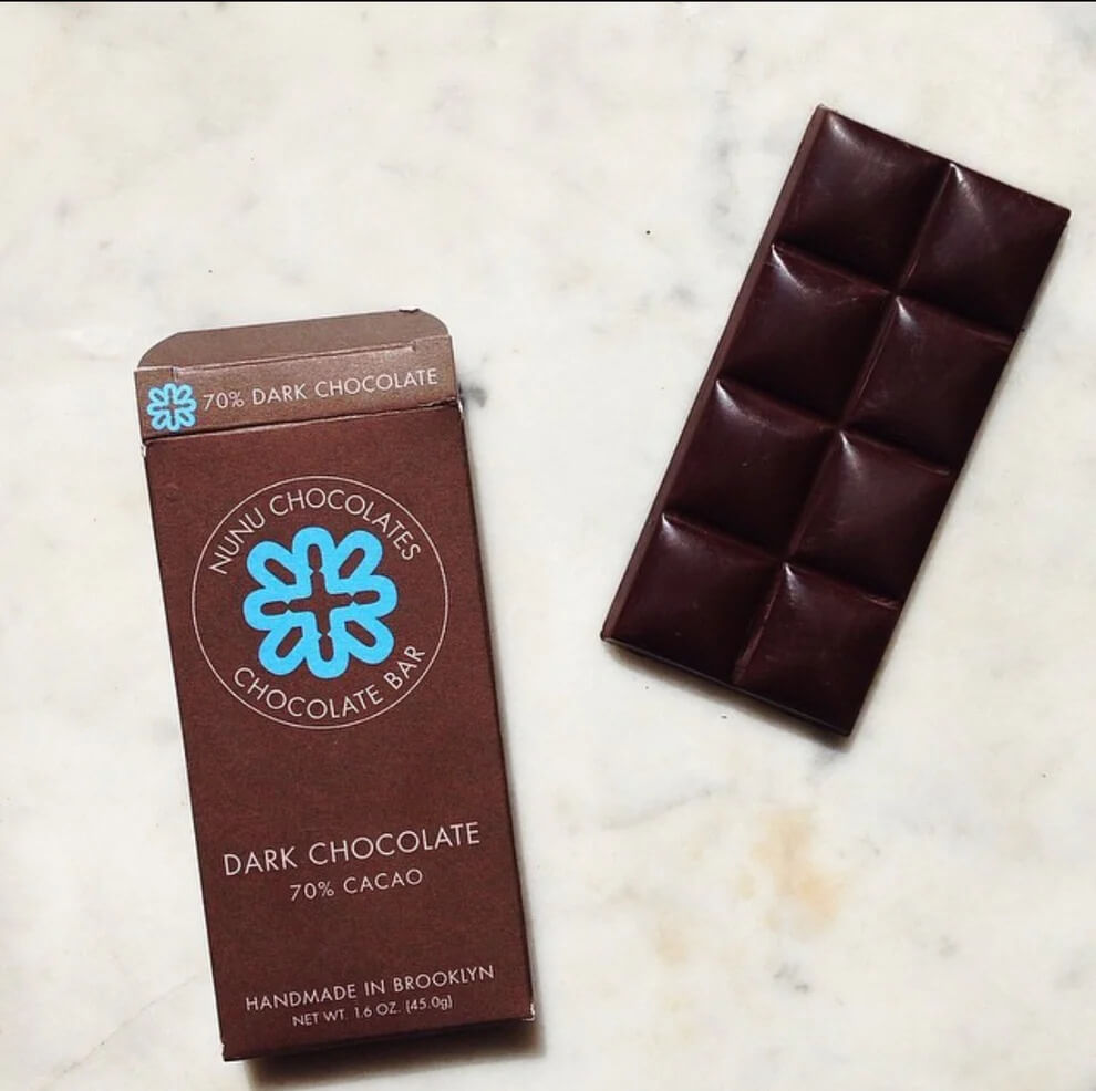 Image from Nunu Chocolates website for the animal-friendly period care article