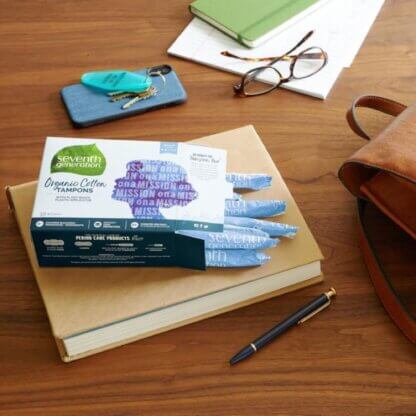 Image from Seventh Generation website for the animal-friendly period care article