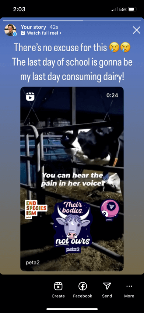 PETA-owned image for the last day mission from Calvin M