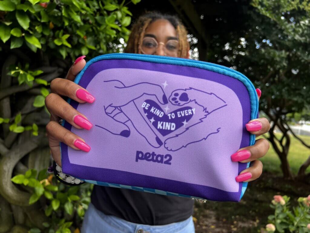 PETA-owned image of the peta2 crossbody bag
