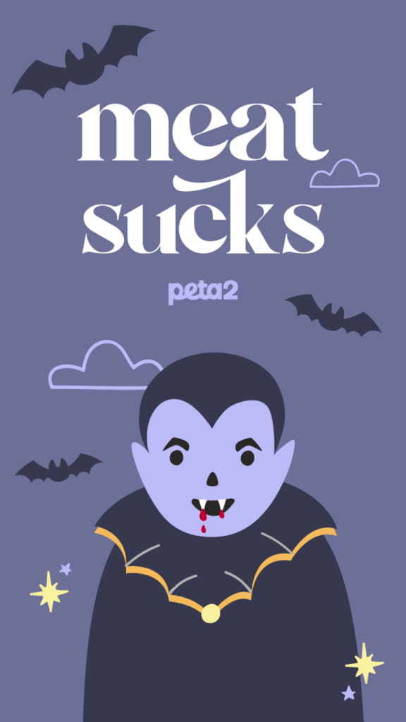 PETA-owned image for peta2 scary season wallpaper mission