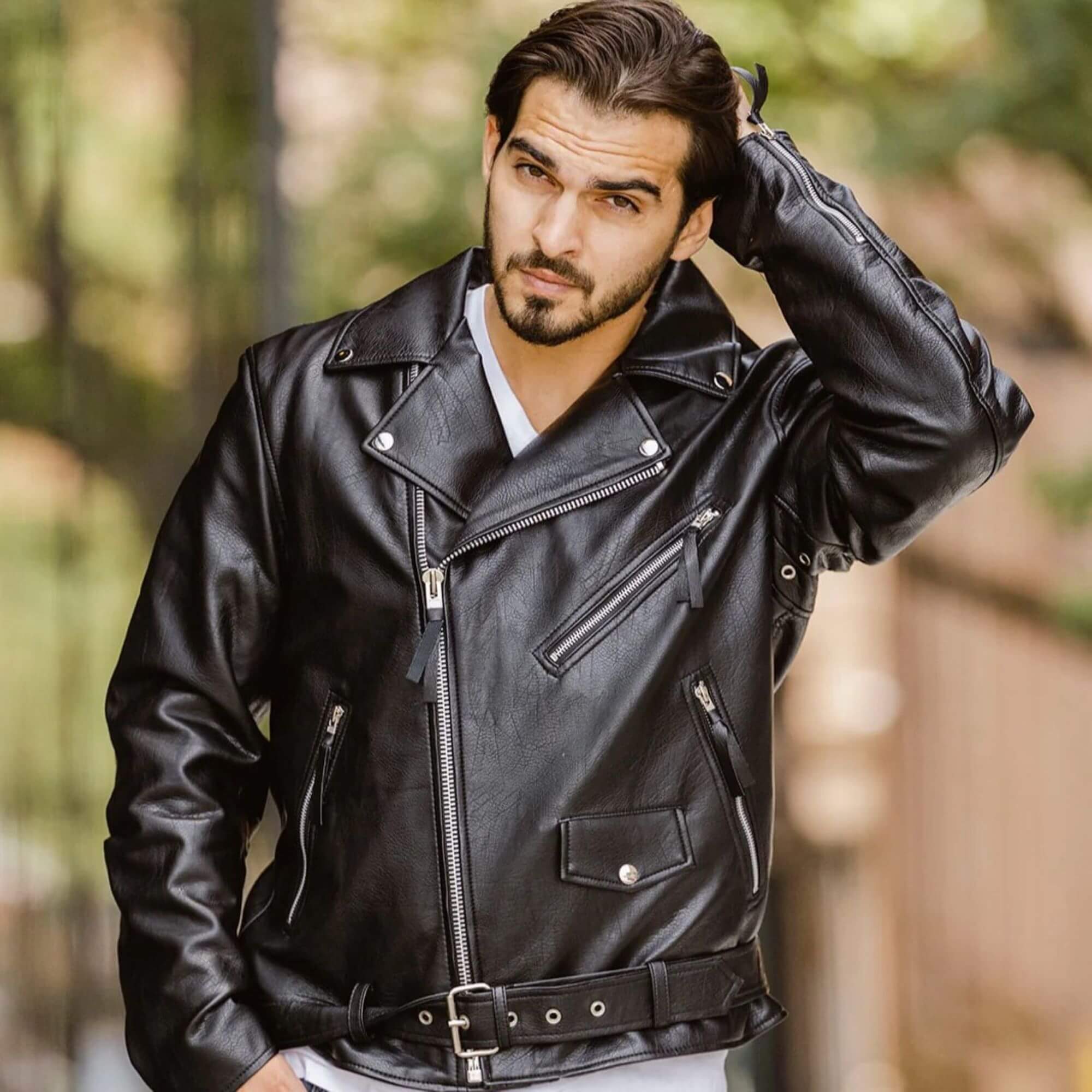 top 18 vegan leather jackets | peta2