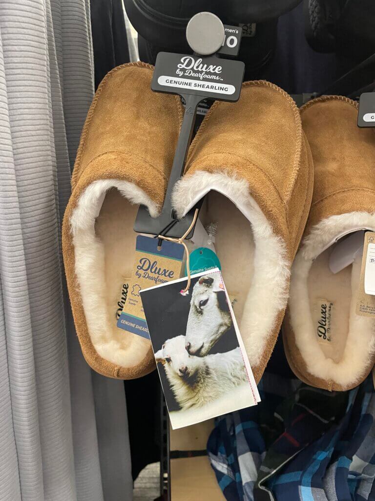 PETA-owned image for the wear your own skin hangtags mission
